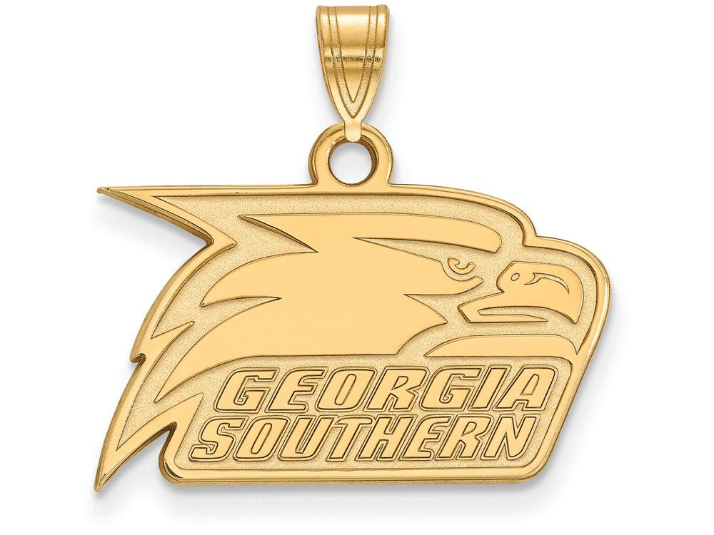 10k Yellow Gold Logoart Georgia Southern University Small Pendant