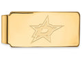 10k Yellow Gold Nhl Logoart Dallas Stars Money Clip