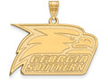 10k Yellow Gold Logoart Georgia Southern University Large Pendant