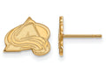 10k Yellow Gold Nhl Logoart Colorado Avalanche Extra Small Post Earrings