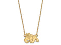 10k Yellow Gold Logoart California State University Fresno Small Pendant Necklace