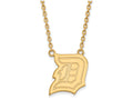10k Yellow Gold Logoart Duquesne University Large Pendant Necklace