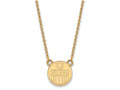 10k Yellow Gold Nhl Logoart Edmonton Oilers Small Pendant Necklace