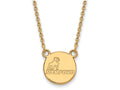 10k Yellow Gold Logoart Samford University Small Pendant Necklace