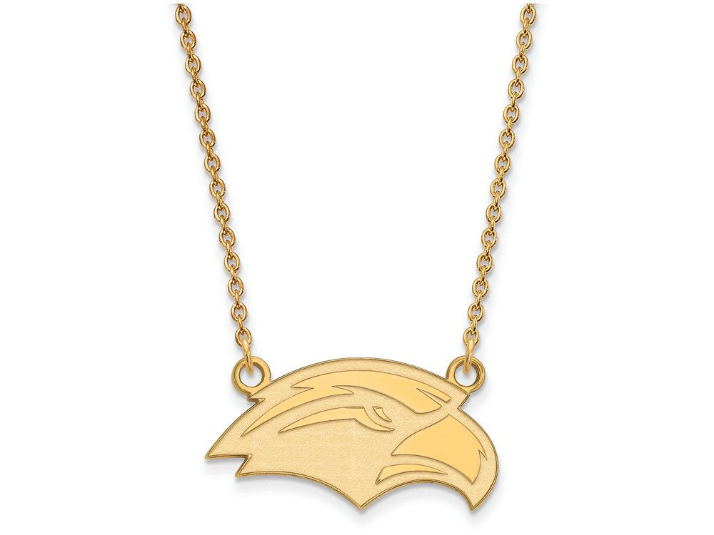 10k Yellow Gold Logoart University Of Southern Miss Small Pendant Necklace