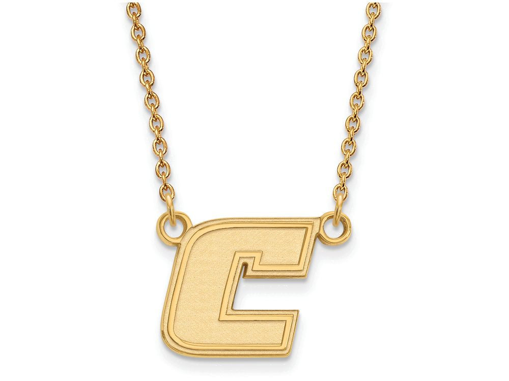 10k Yellow Gold Logoart The U Of Tennessee At Chattanooga Small Pendant Necklace