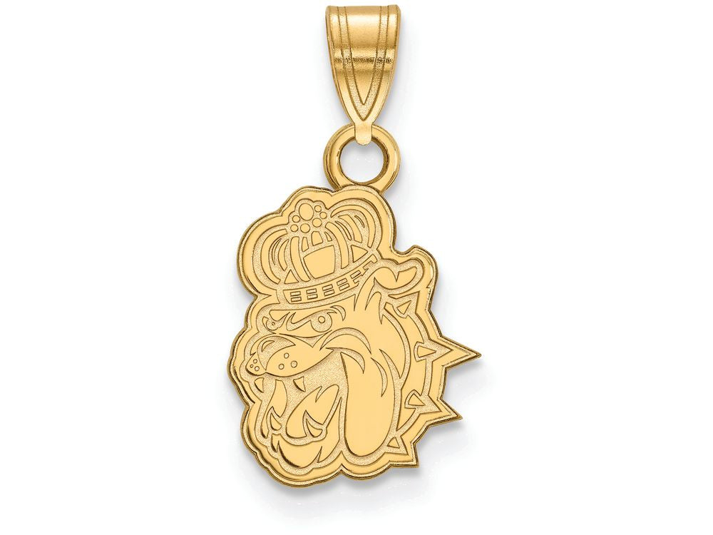 10k Yellow Gold Logoart James Madison University Small Pendant