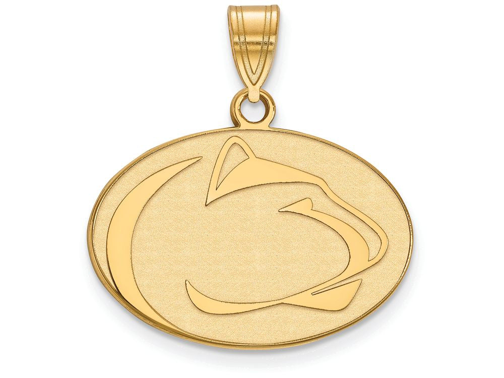 10k Yellow Gold Logoart Penn State University Medium Pendant