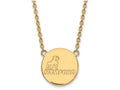 10k Yellow Gold Logoart Samford University Large Pendant Necklace