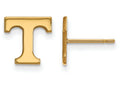 10k Yellow Gold Logoart University Of Tennessee Extra Small Post Earrings
