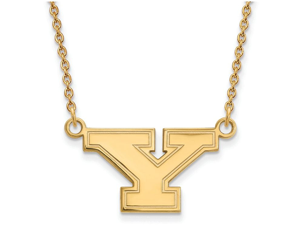 10k Yellow Gold Logoart Youngstown State University Small Pendant Necklace
