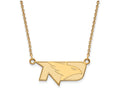 10k Yellow Gold Logoart University Of North Dakota Small Pendant Necklace