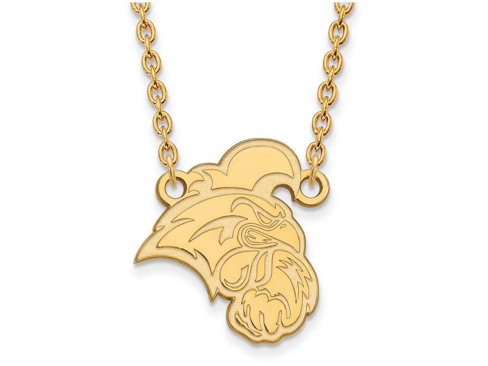 10k Yellow Gold Logoart Coastal Carolina University Large Pendant Necklace