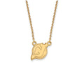 10k Yellow Gold Nhl Logoart New Jersey Devils Small Pendant Necklace