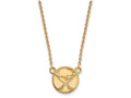 10k Yellow Gold Nhl Logoart Buffalo Sabres Small Pendant Necklace