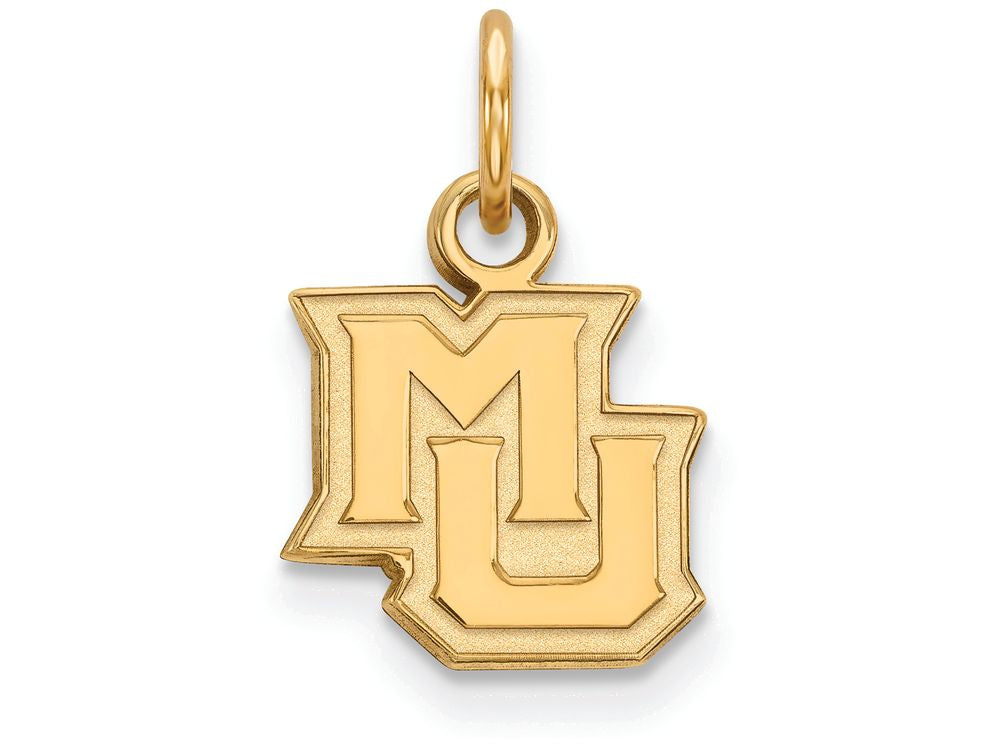 10k Yellow Gold Logoart Marquette University Extra Small Pendant