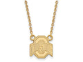 10k Yellow Gold Logoart Ohio State University Small Pendant Necklace