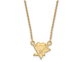 10k Yellow Gold Nhl Logoart Pittsburgh Penguins Small Pendant Necklace