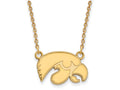 10k Yellow Gold Logoart University Of Iowa Small Pendant Necklace