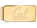 10k Yellow Gold Logoart University Of California Berkeley Money Clip
