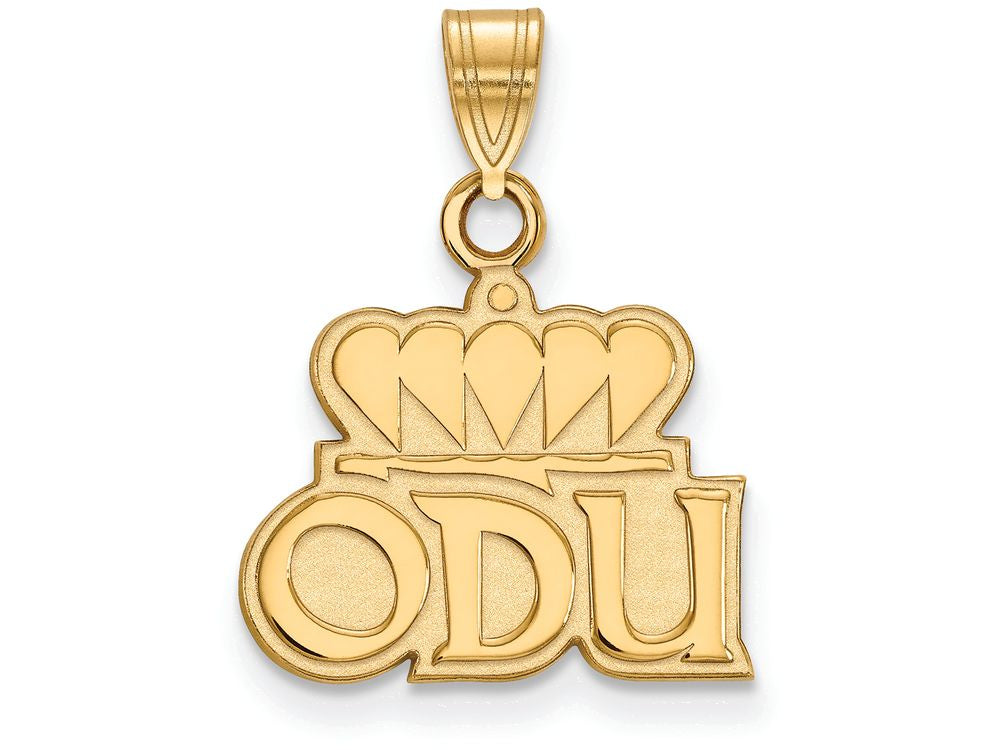10k Yellow Gold Logoart Old Dominion University Small Pendant