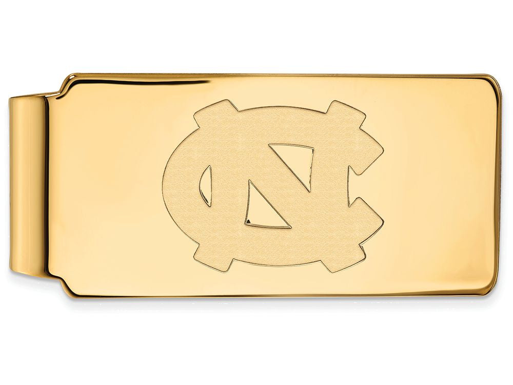 10k Yellow Gold Logoart University Of North Carolina Money Clip