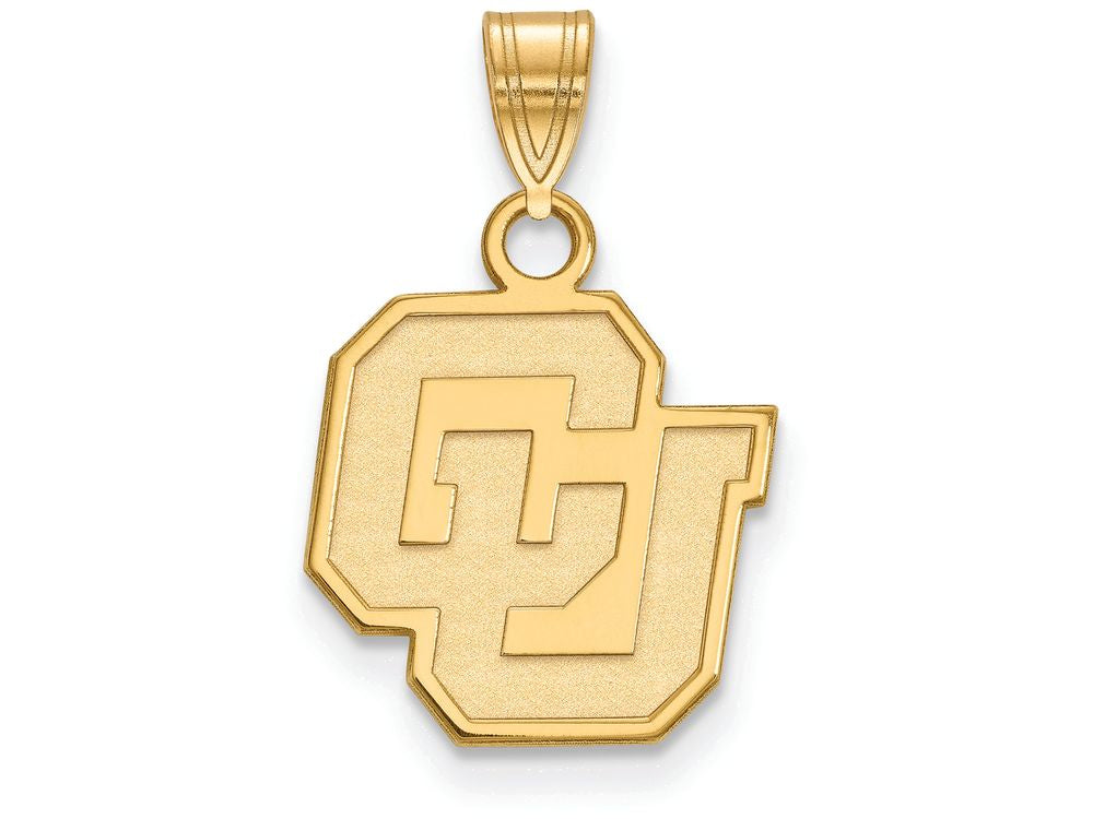 10k Yellow Gold Logoart University Of Colorado Small Pendant