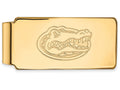 10k Yellow Gold Logoart University Of Florida Money Clip