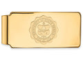 10k Yellow Gold Logoart University Of North Dakota Money Clip Crest