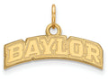 10k Yellow Gold Logoart Baylor University Extra Small Pendant