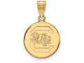 10k Yellow Gold Logoart University Of South Carolina Medium Disc Pendant