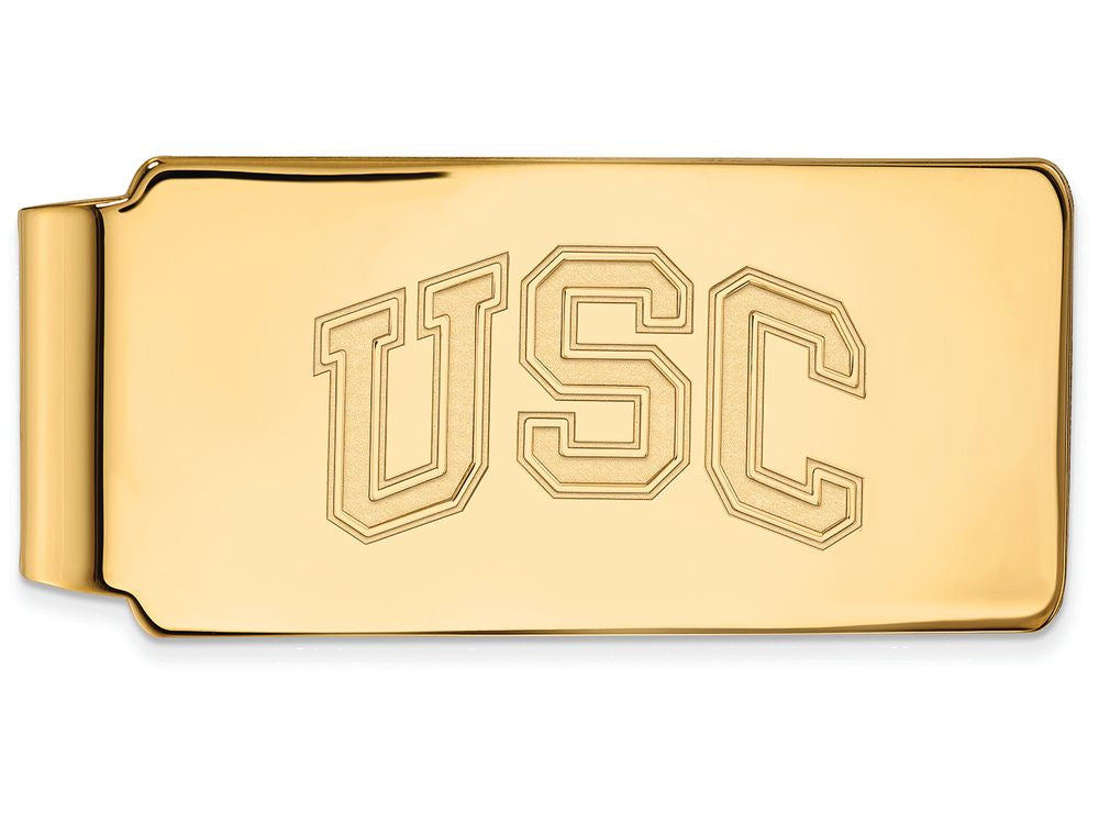 Logoart 10k Yellow Gold University Of Southern California Money Clip