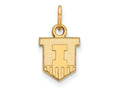 10k Yellow Gold Logoart University Of Illinois Extra Small Pendant