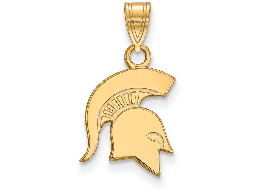 10k Yellow Gold Logoart Michigan State University Small Pendant