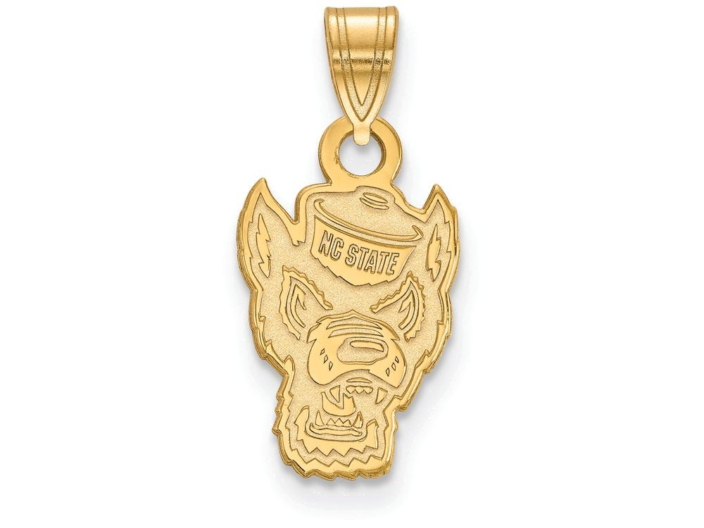 10k Yellow Gold Logoart North Carolina State University Small Pendant