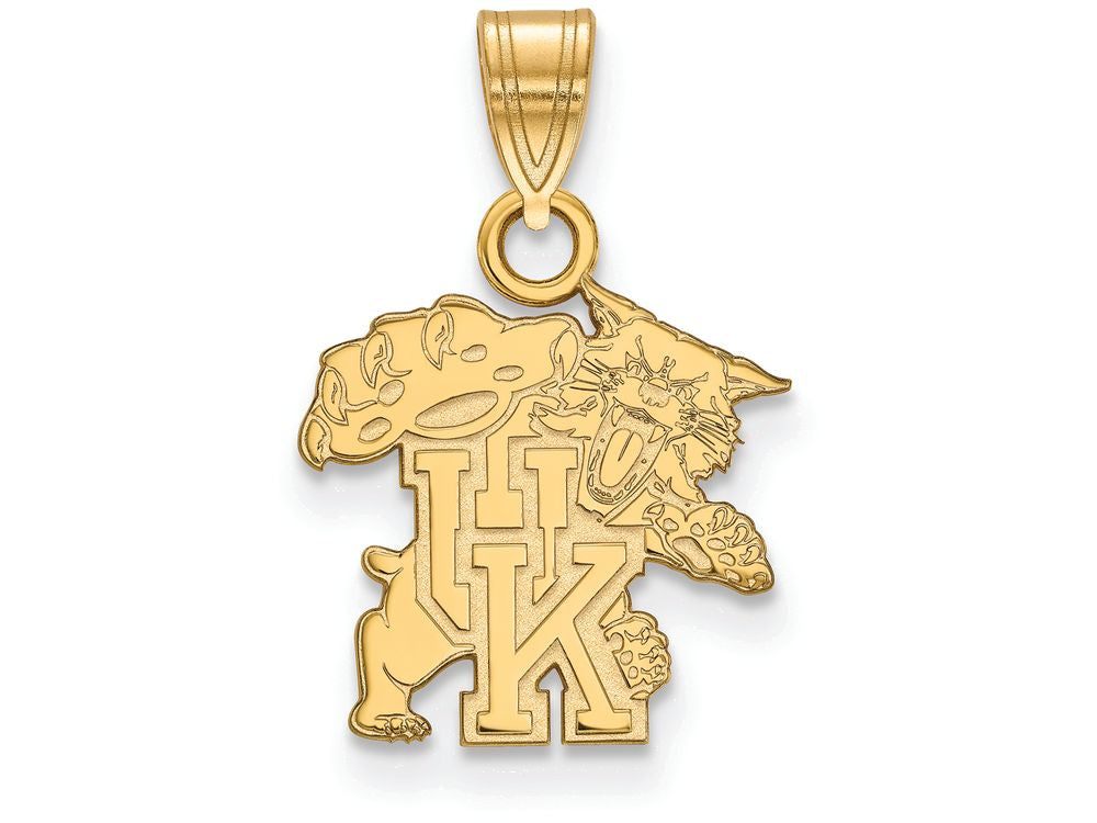 10k Yellow Gold Logoart University Of Kentucky Small Pendant