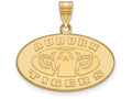 10k Yellow Gold Logoart Auburn University Medium Pendant