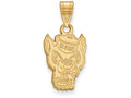 10k Yellow Gold Logoart North Carolina State University Medium Pendant