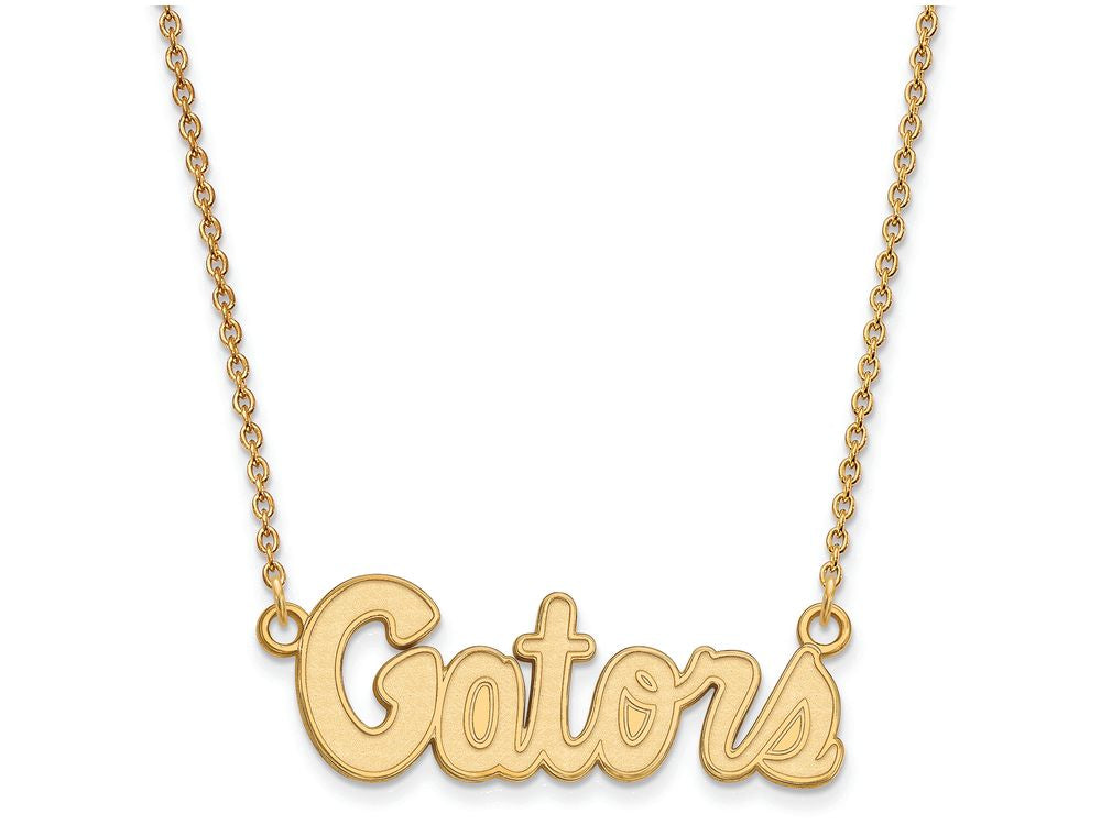 10k Yellow Gold Logoart University Of Florida Small Pendant Necklace