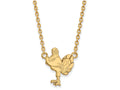 10k Yellow Gold Logoart Virginia Tech Large Pendant Necklace