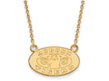 10k Yellow Gold Logoart Auburn University Small Pendant Necklace