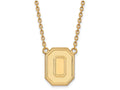 10k Yellow Gold Logoart Ohio State University Large Pendant Necklace