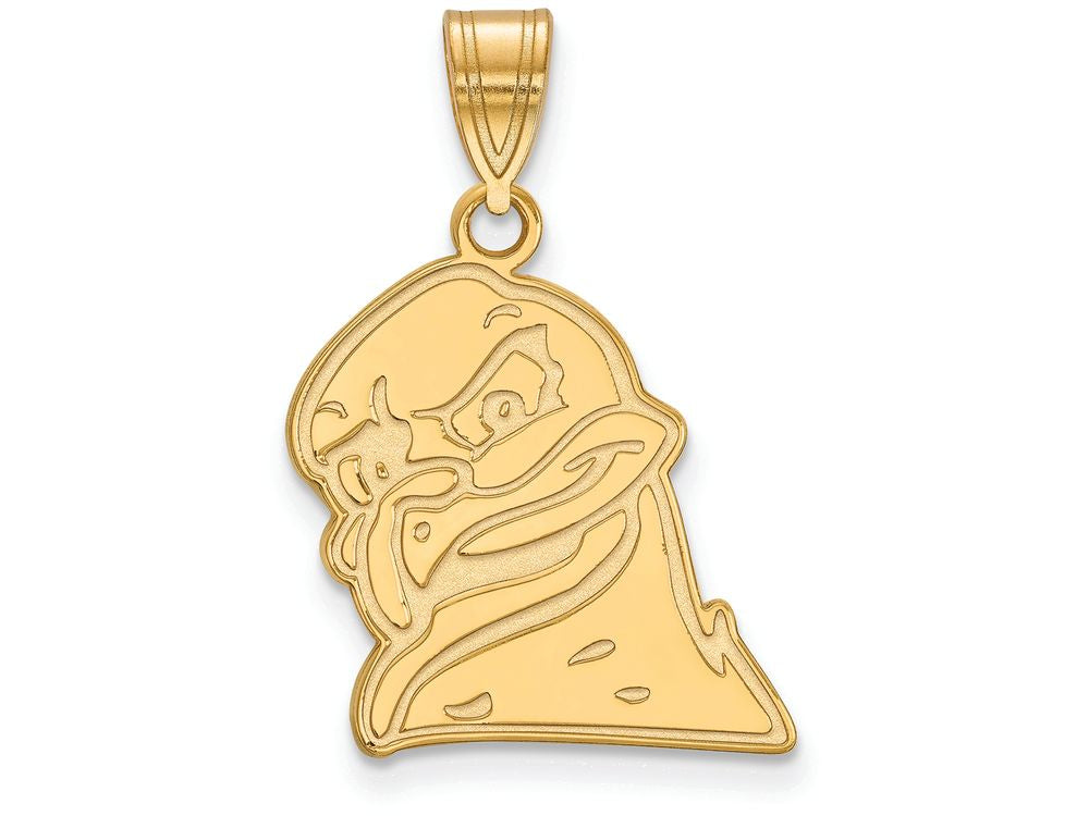 10k Yellow Gold Logoart Virginia Tech Large Pendant