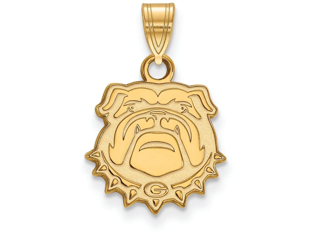 10k Yellow Gold Logoart University Of Georgia Small Pendant