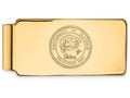 10k Yellow Gold Logoart University Of Illinois Crest Money Clip