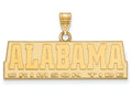 10k Yellow Gold Logoart University Of Alabama Medium Pendant
