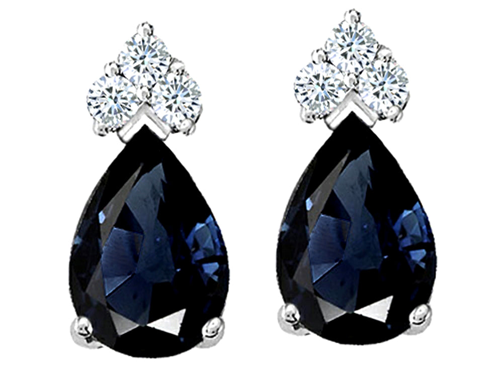 Tommaso Design Genuine Sapphire Earrings