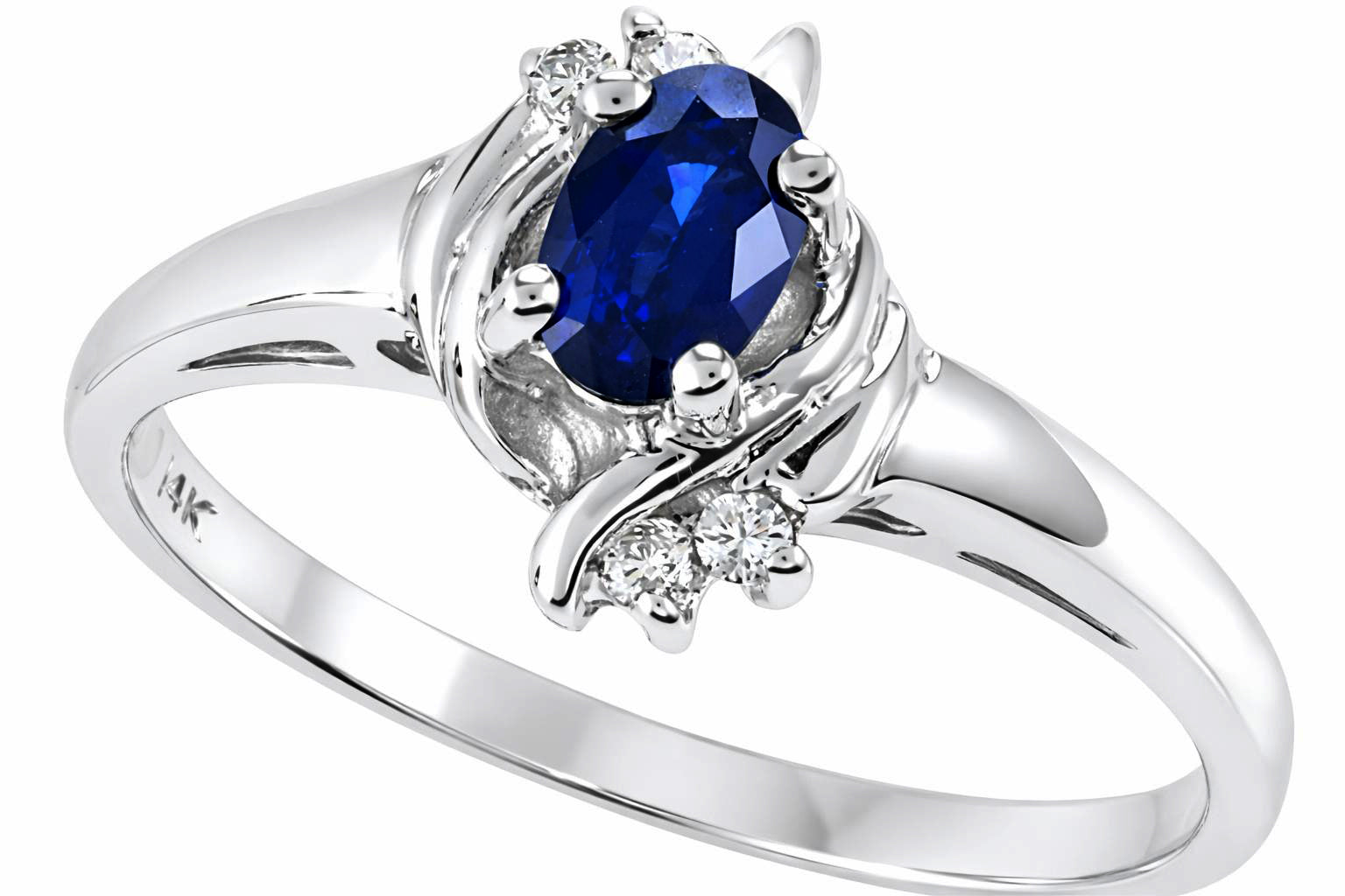 Tommaso Design Genuine Sapphire Ring