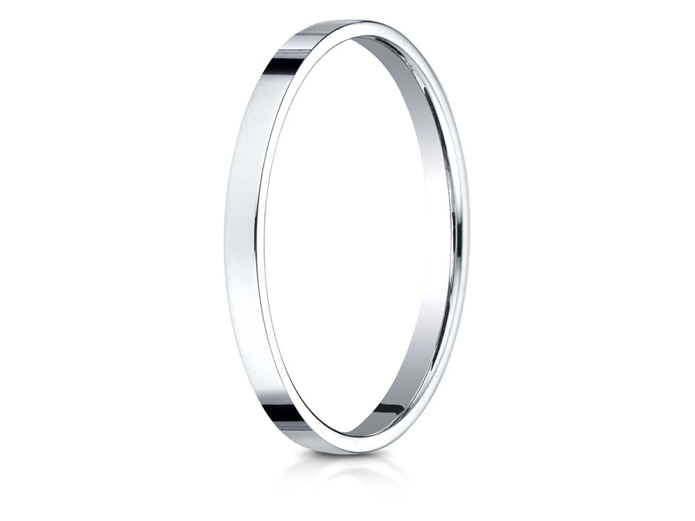 Benchmark 14k Gold 2.0mm Traditional Flat Wedding Band / Ring