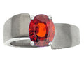 Tommaso Design Genuine Garnet Ring
